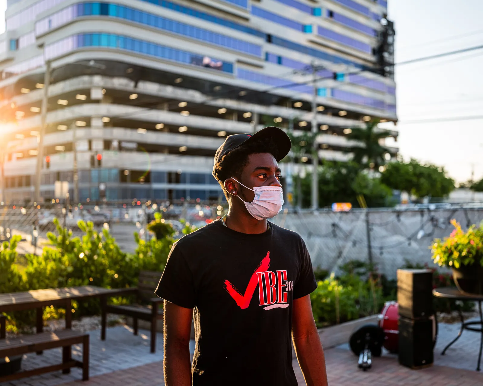Portrait lit on location for a Miami-Dade nonprofit